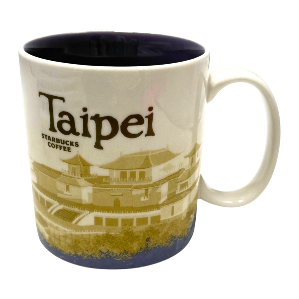 Starbucks Taipei Mug Purple‎ 2013 Global Icon Series 16oz City Collector Taiwan